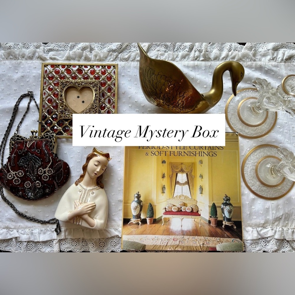 Vintage Mystery Box - Estate Finds & Treasures - 5 Pieces Per Order